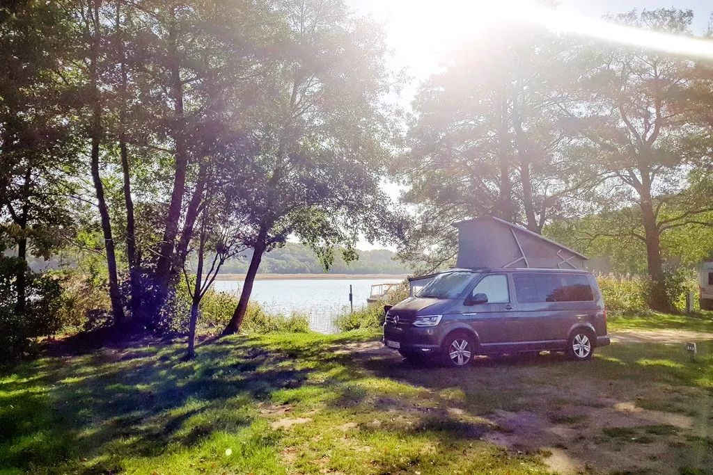 Natur und Strandcamping am Jabelschen See
