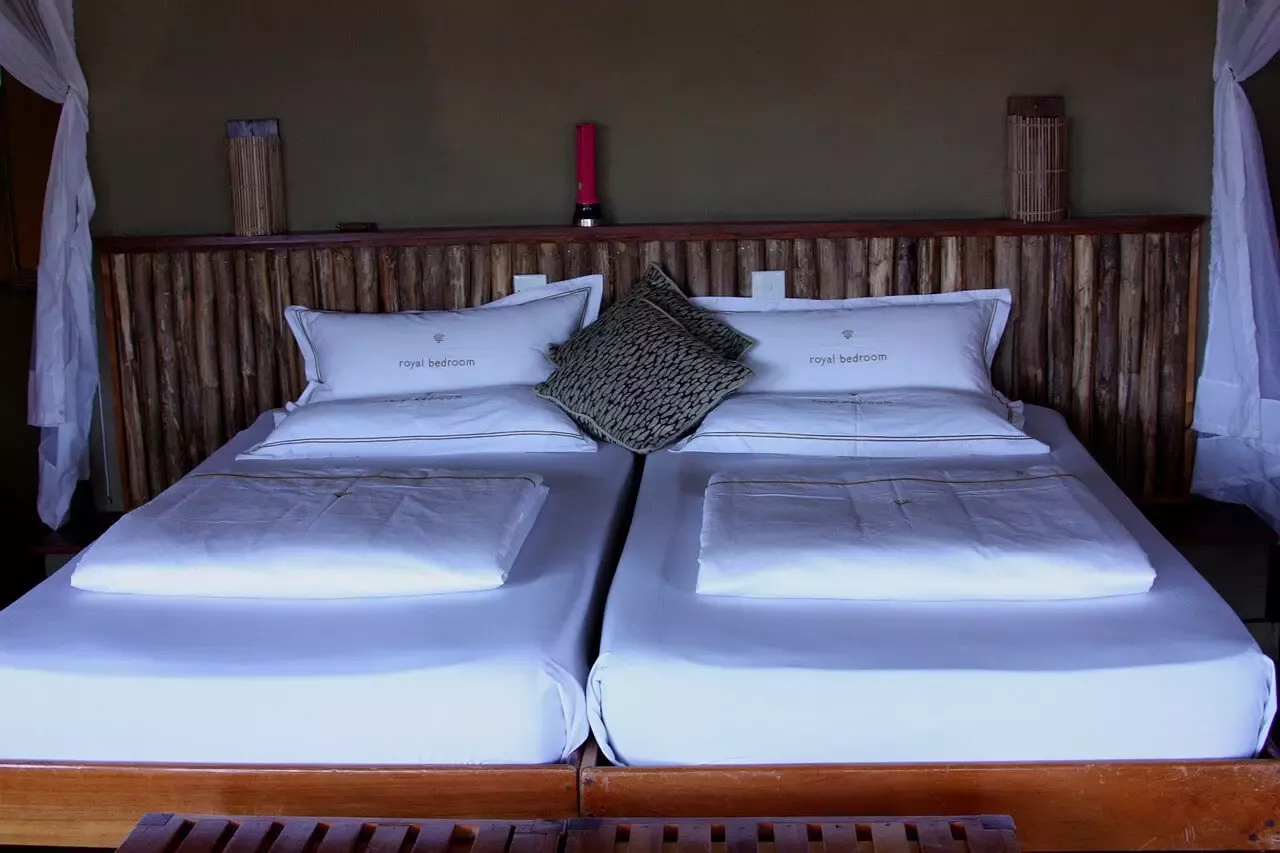 glamping bed