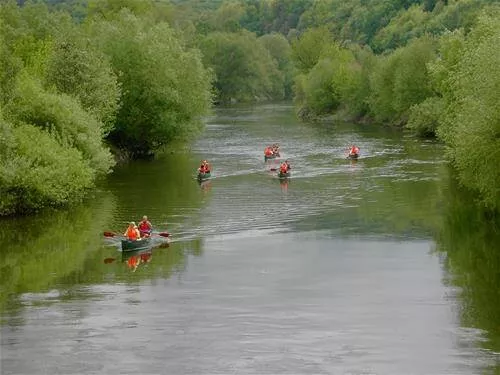 Camping an der Rudelsburg 